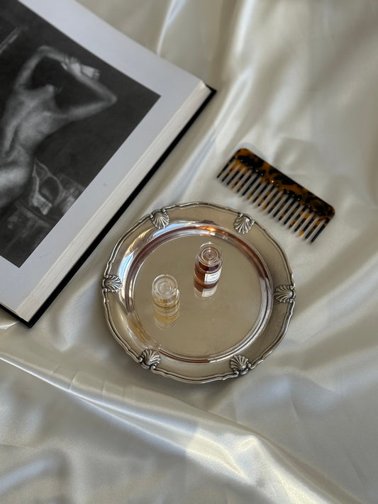Vintage Silver Plated Vanity Tray