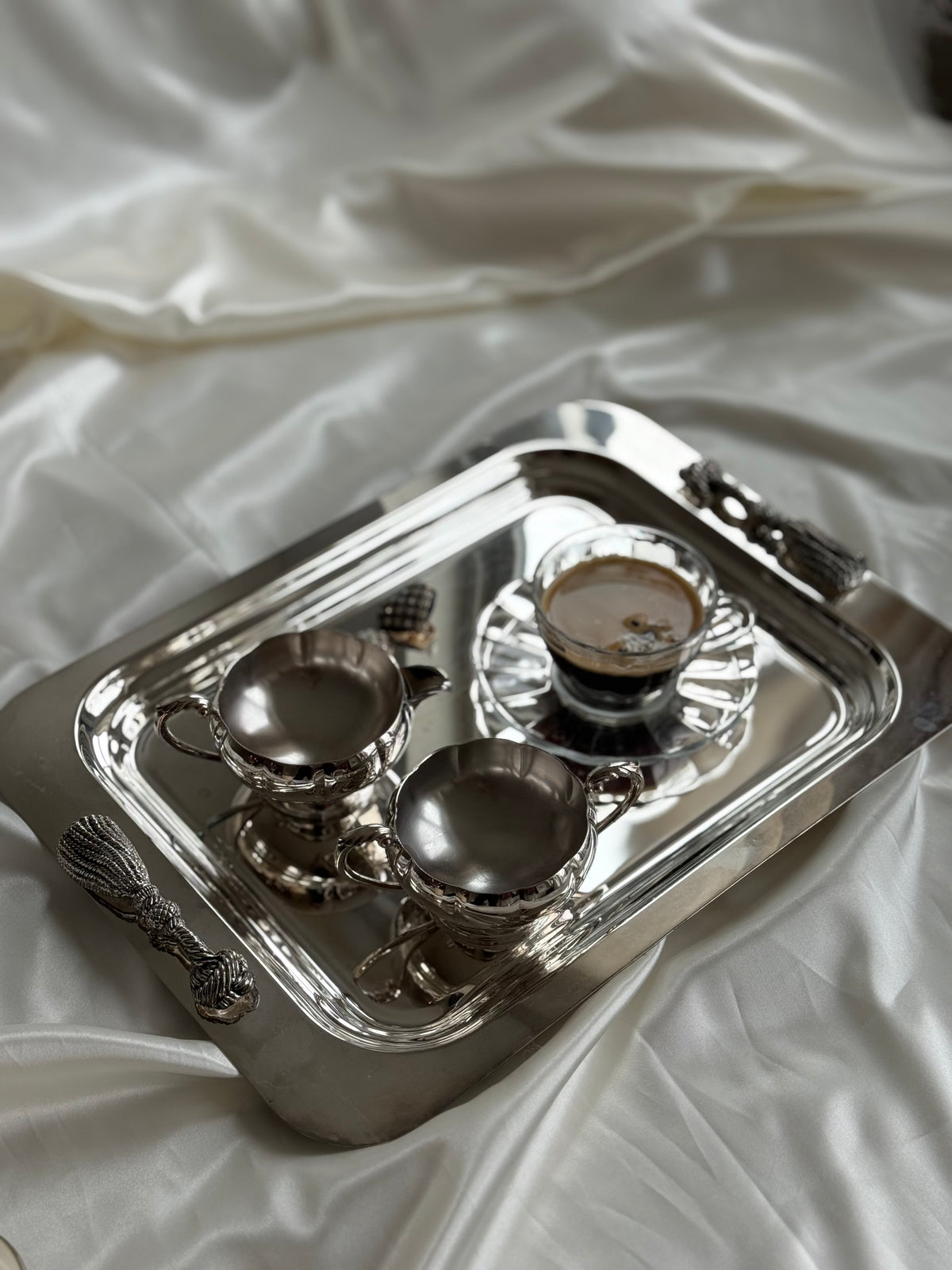 Vintage Silver-Plated Creamer & Sugar Bowl Set – Manor Plate
