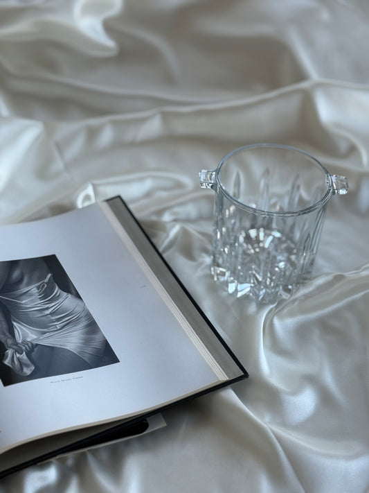 Vintage Italian crystal ice holder