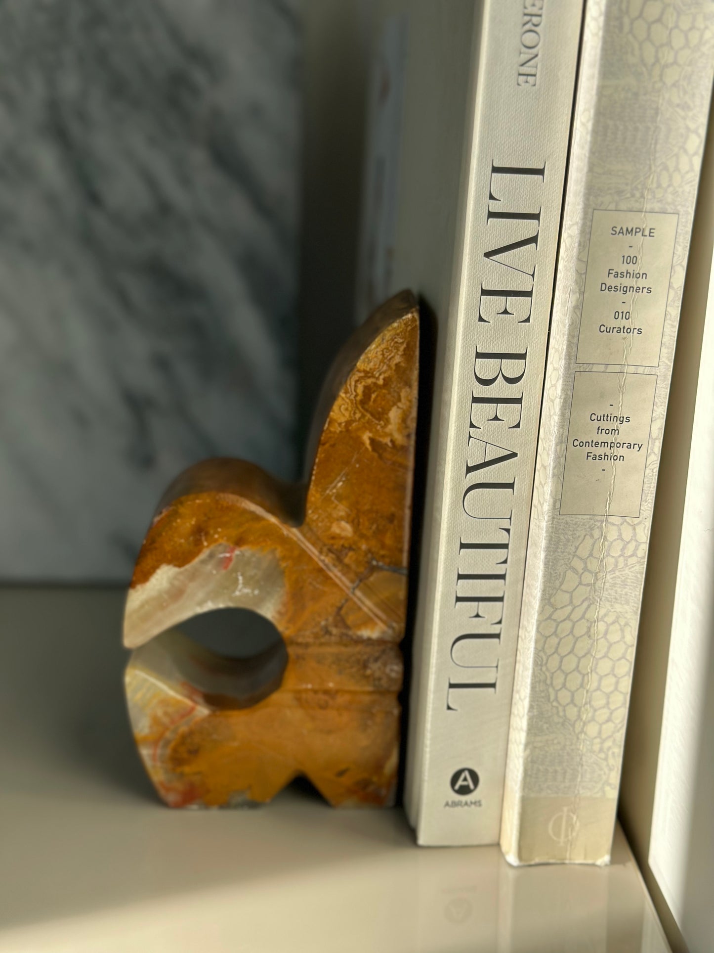 Vintage onyx bookend