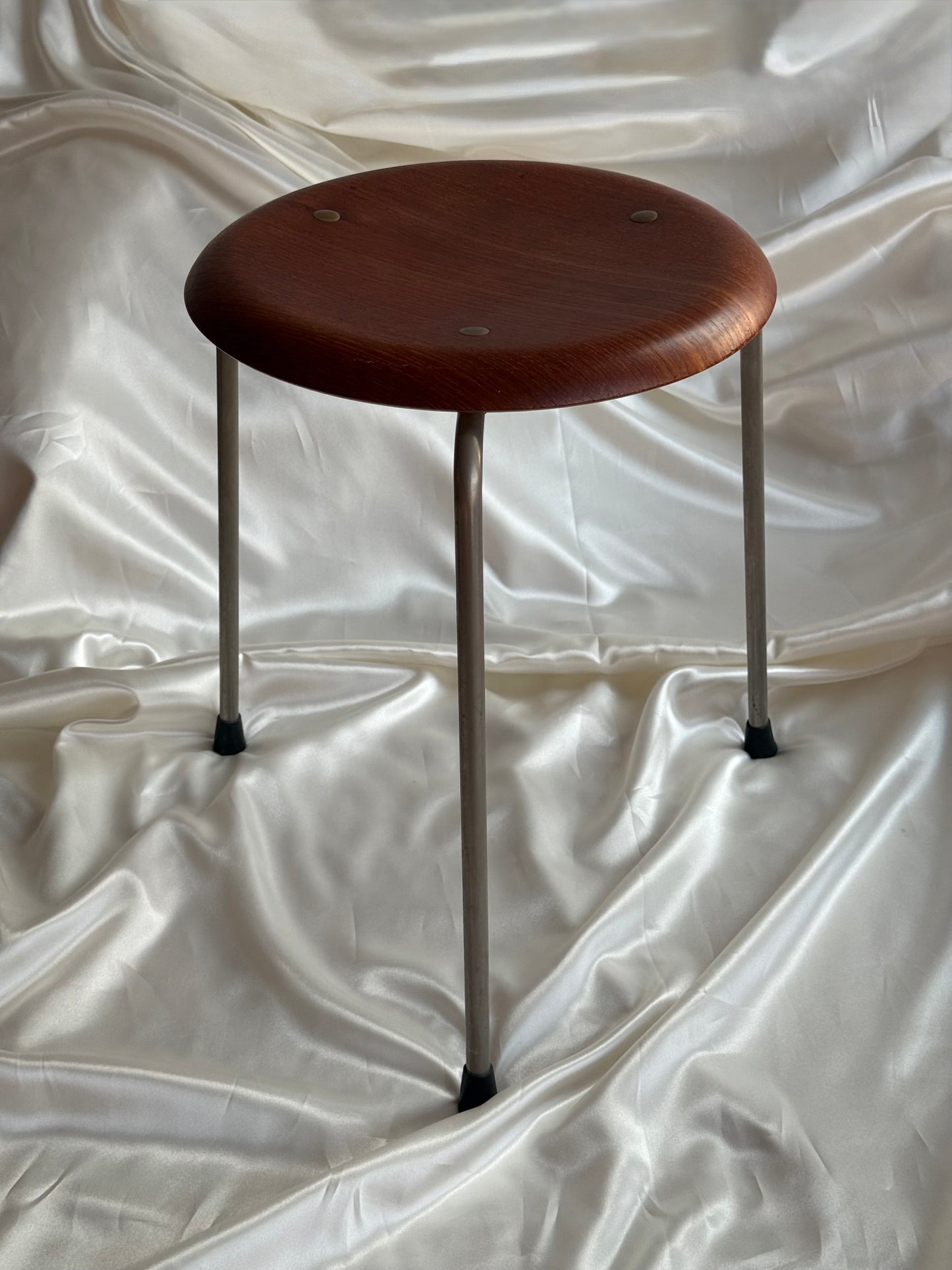 Vintage Arne Jacobsen Dot Stool for Fritz Hansen — Denmark