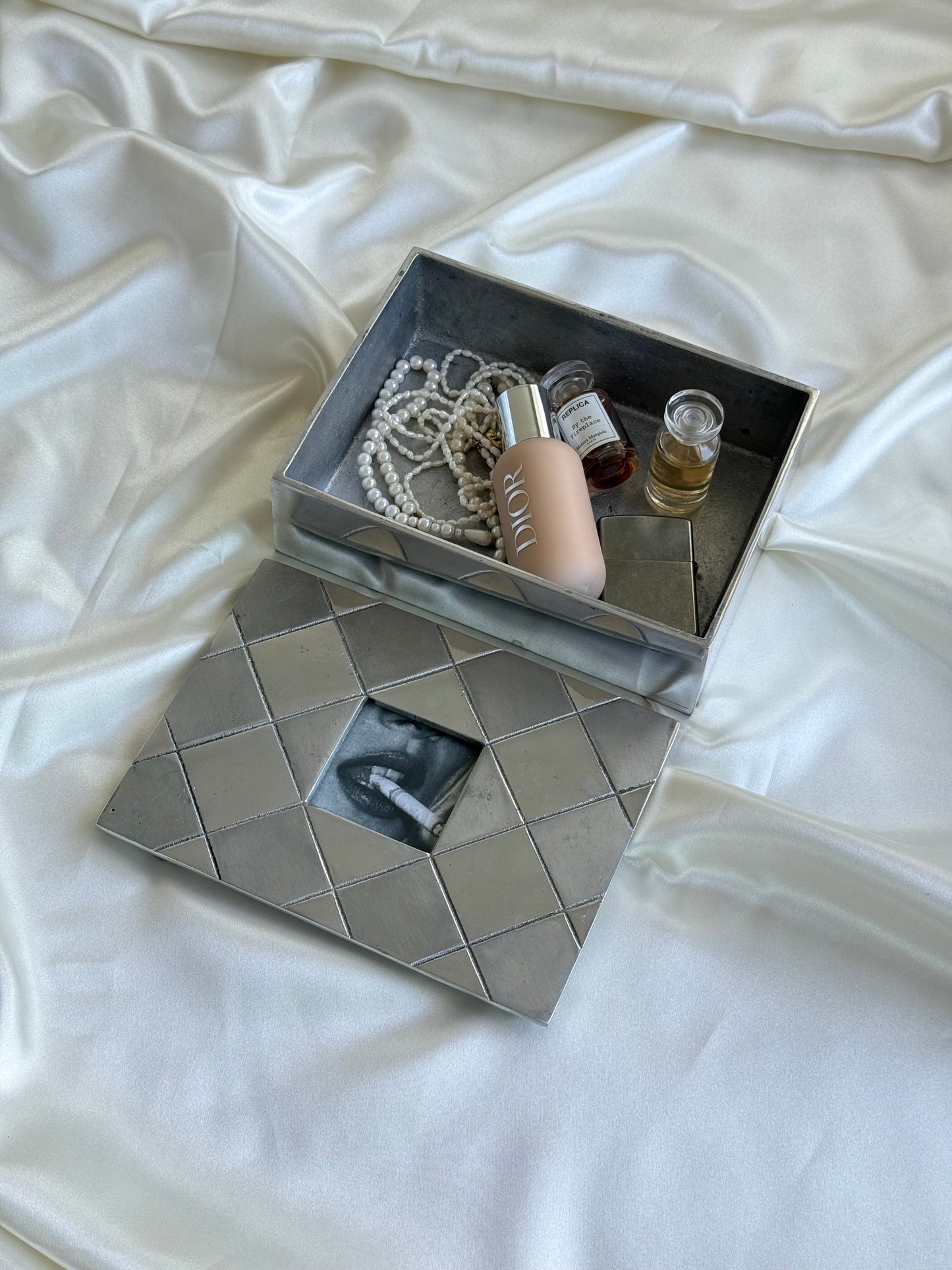 Vintage Metal Keepsake Box – Made in Mexico