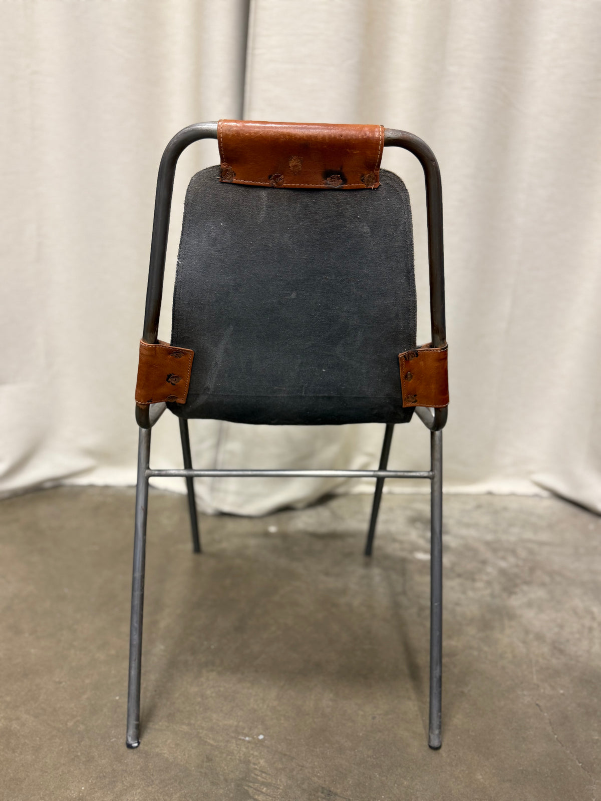 Set of 3 Vintage Dal Vera Model 860 “Les Arcs” Cognac Leather Chairs, c. 1960s–70s