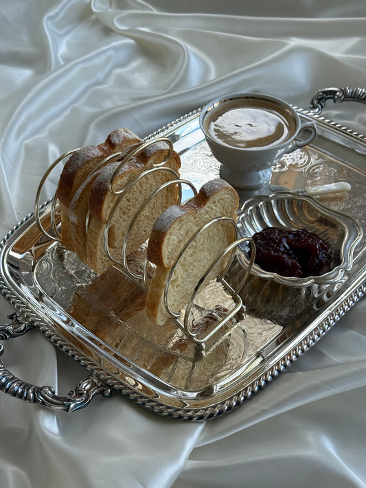 Vintage silver plated toast rack – Made in England