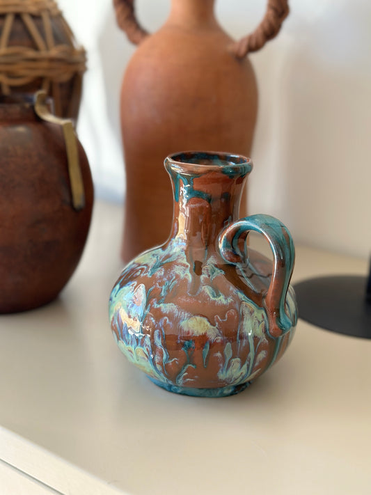 Ceramic pitcher vase