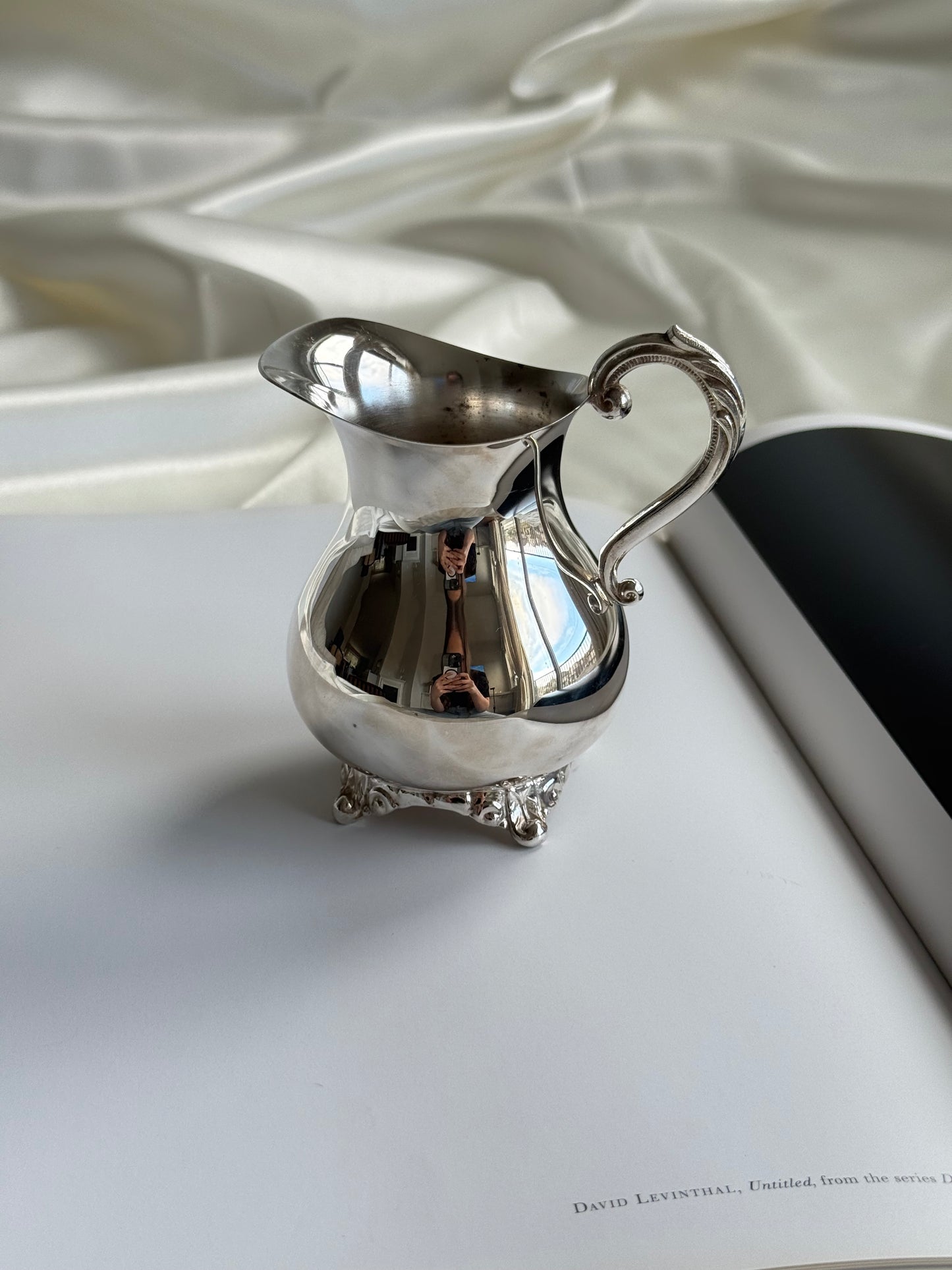 Silver-Plated Vintage Creamer