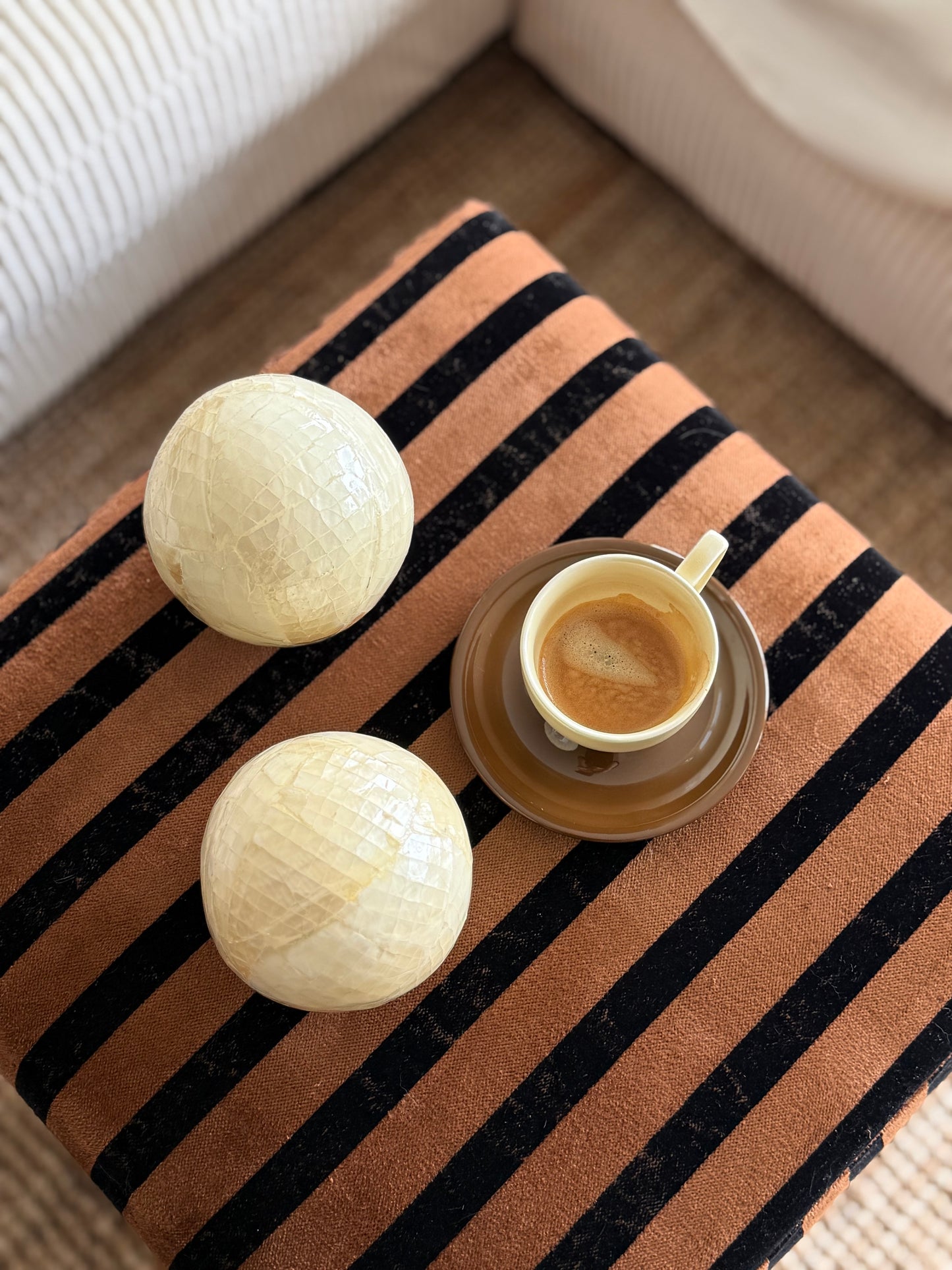 Handcrafted Capiz Shell Decorative Spheres