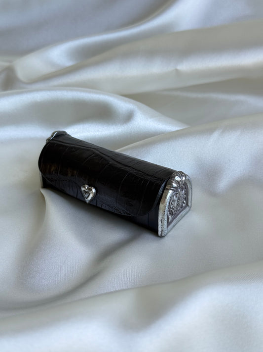 Vintage Lipstick Case with Mirror