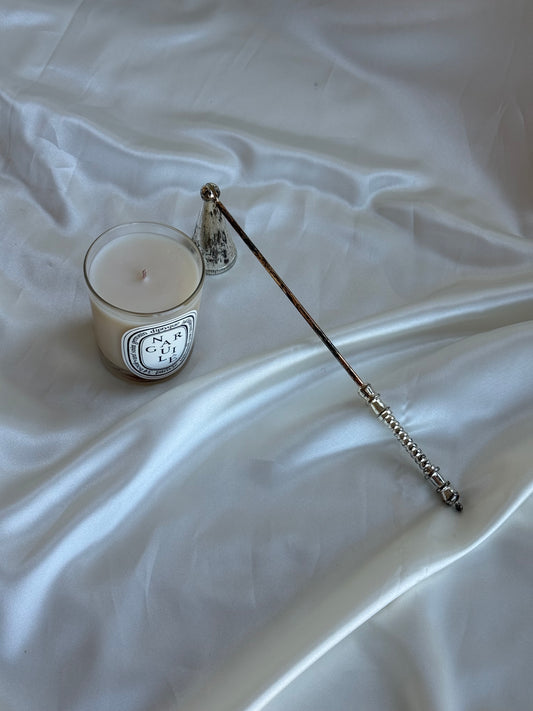 Vintage Silver-Tone Candle Snuffer