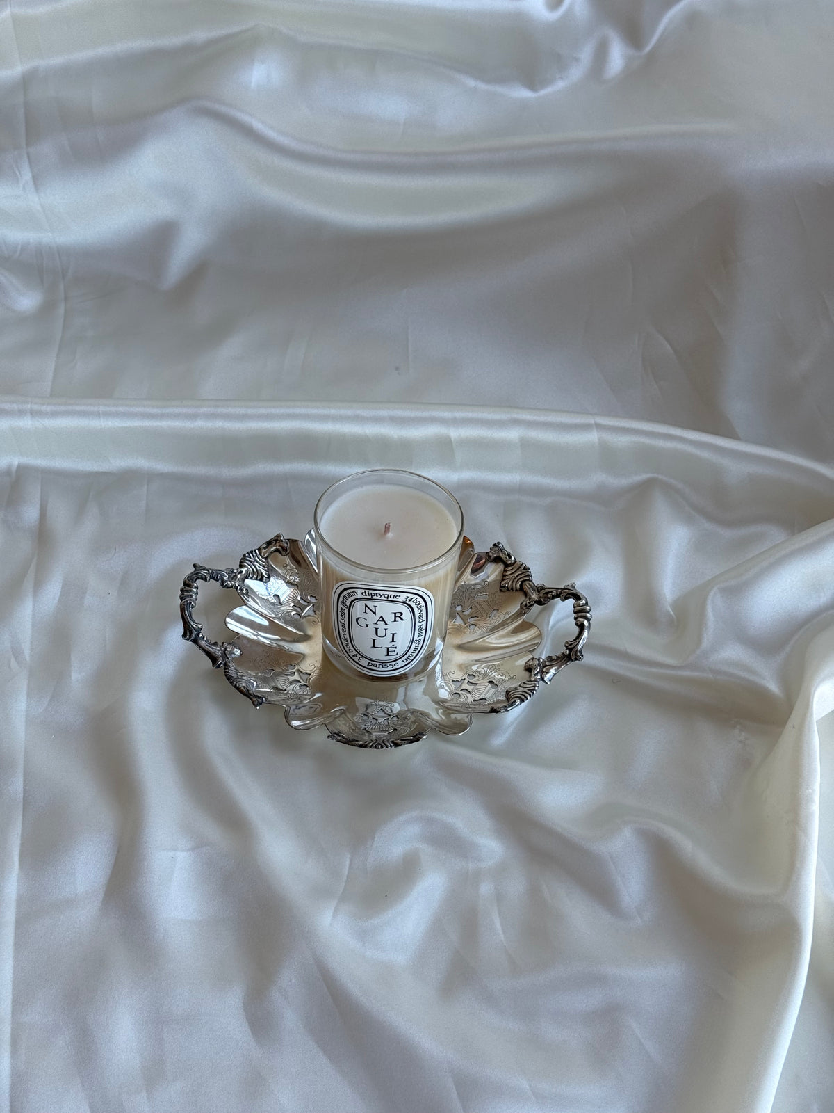 Vintage Silver-Plated Pierced Bonbon Dish