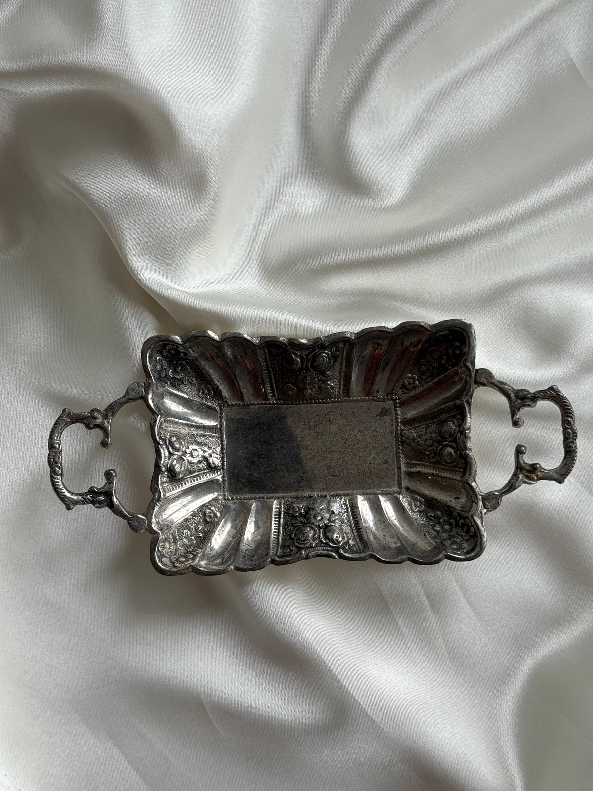 Vintage Silver-Plated Miniature Tray