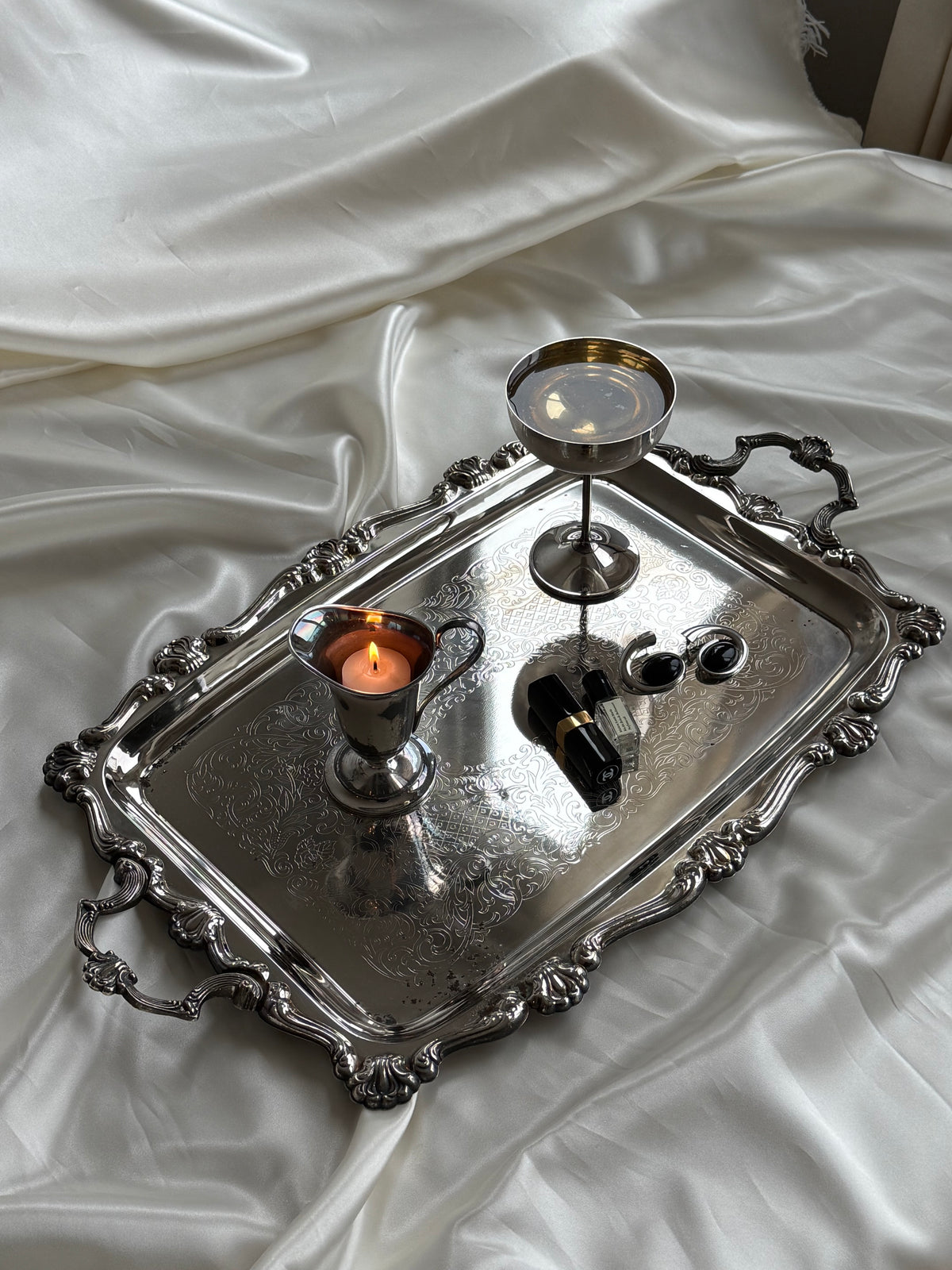Vintage Silver-Plated Creamer Pitcher | Elegant Pedestal Design