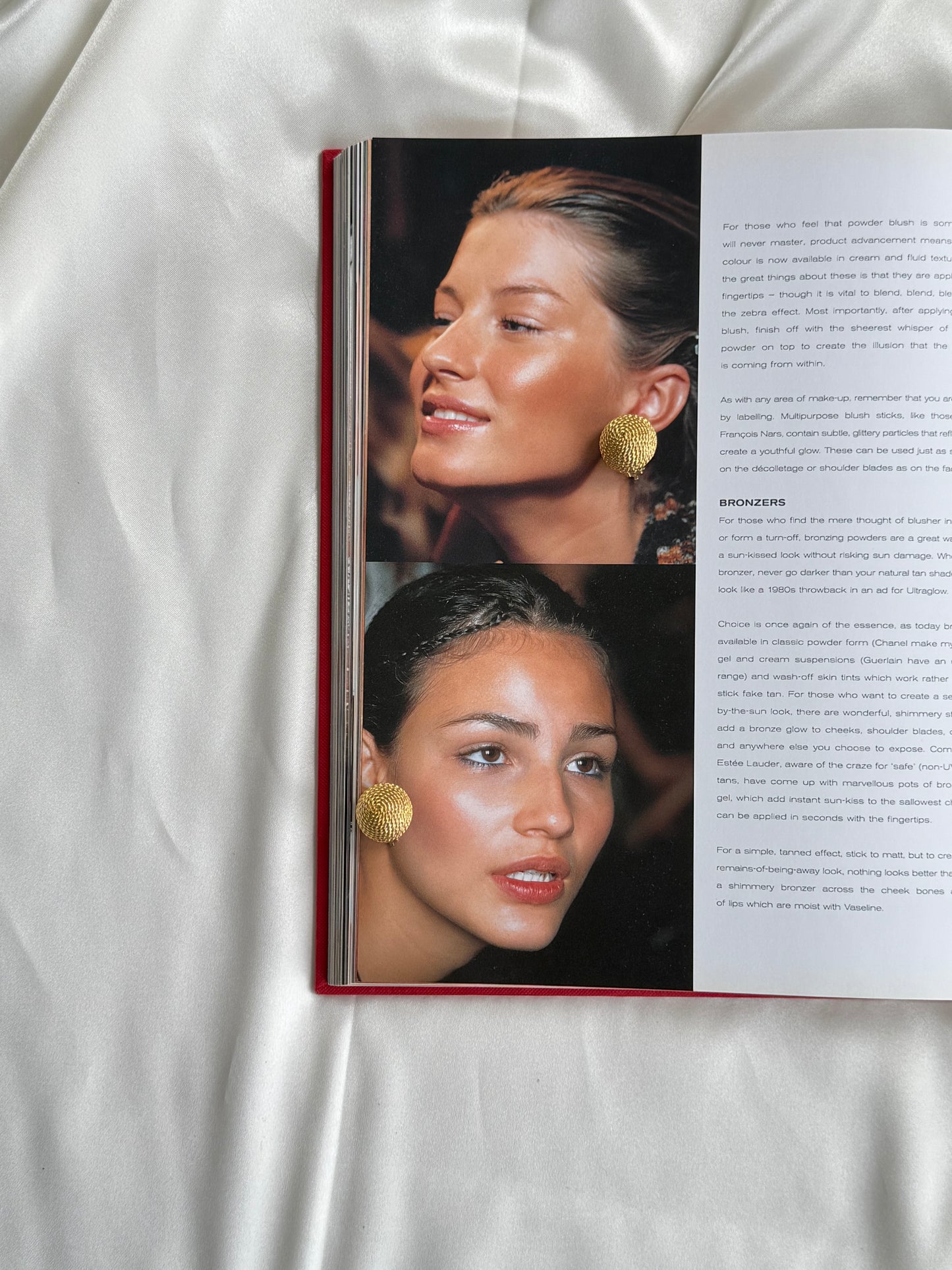 Vintage Gold-Tone Clip-On Earrings