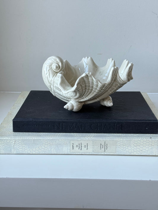 Fitz & Floyd Vintage Ceramic Shell Bowl