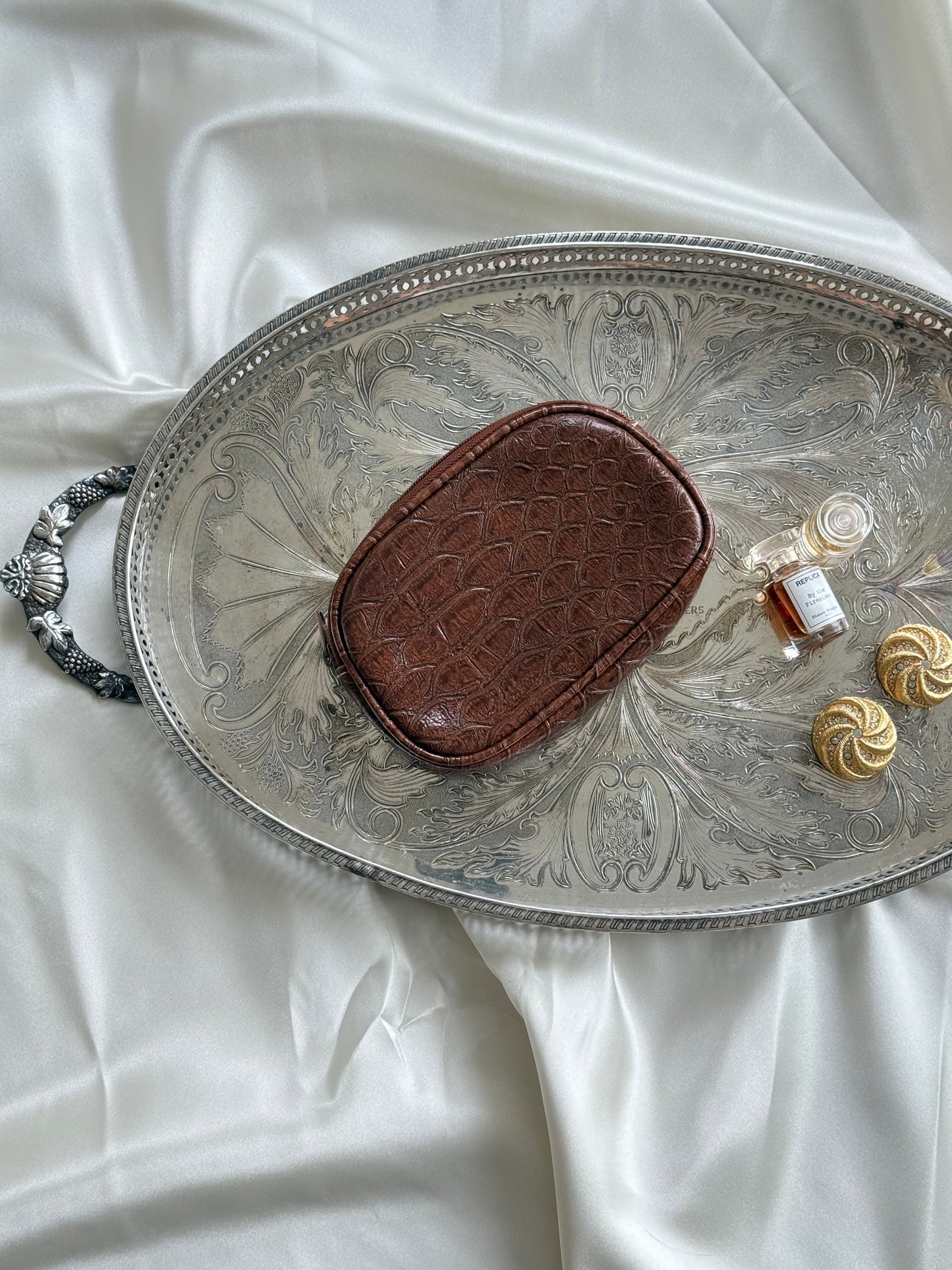 Vintage Silver plated serving tray