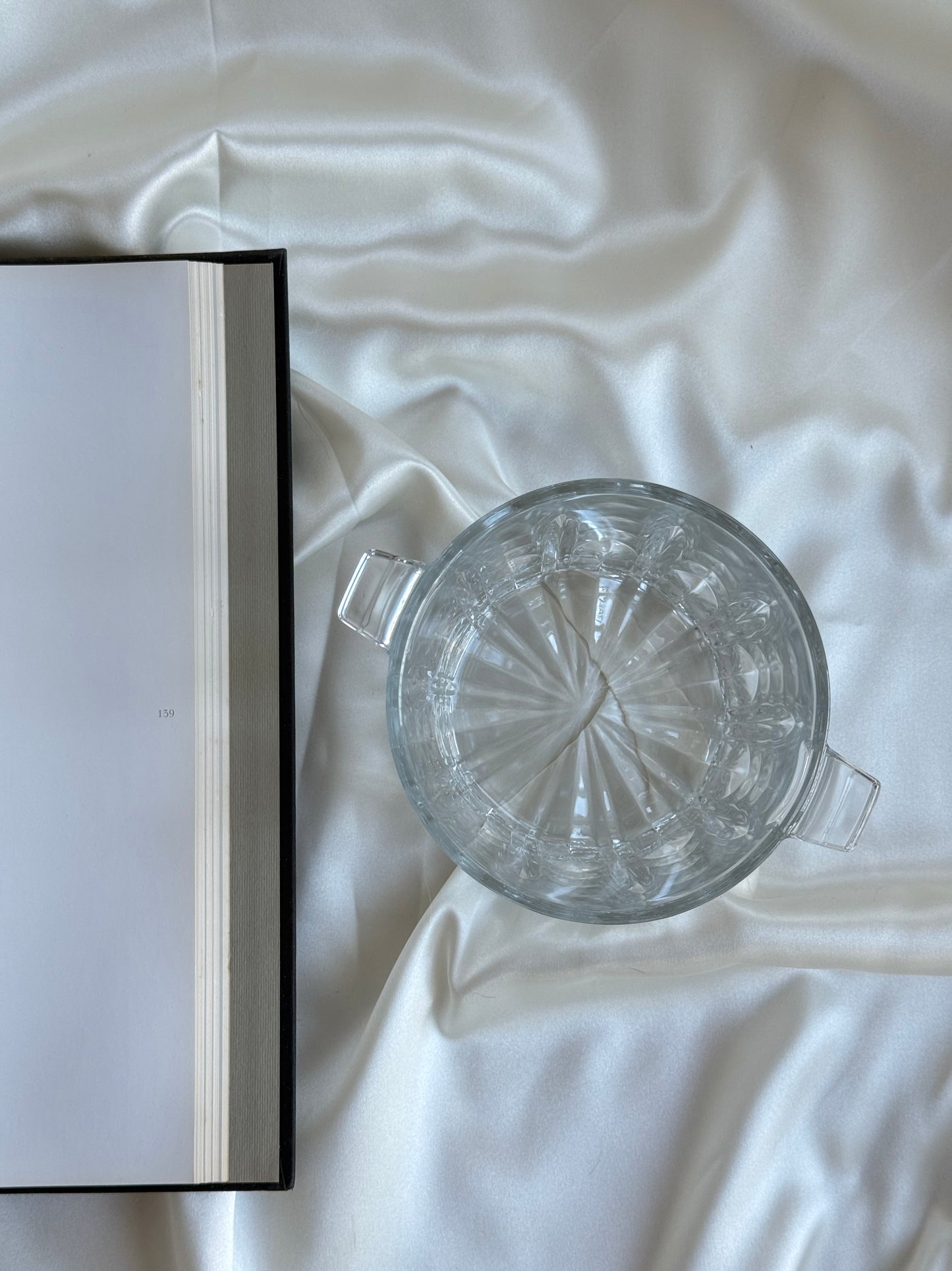 Vintage Italian crystal ice holder