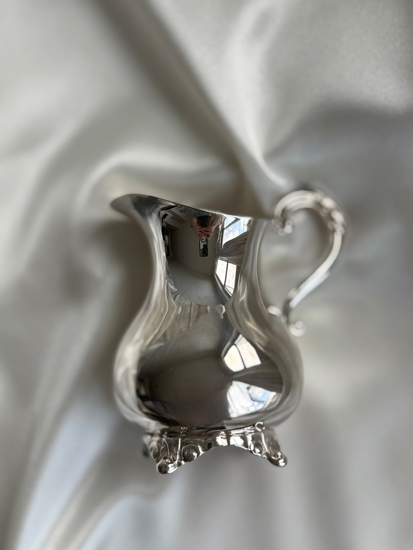 Silver-Plated Vintage Creamer