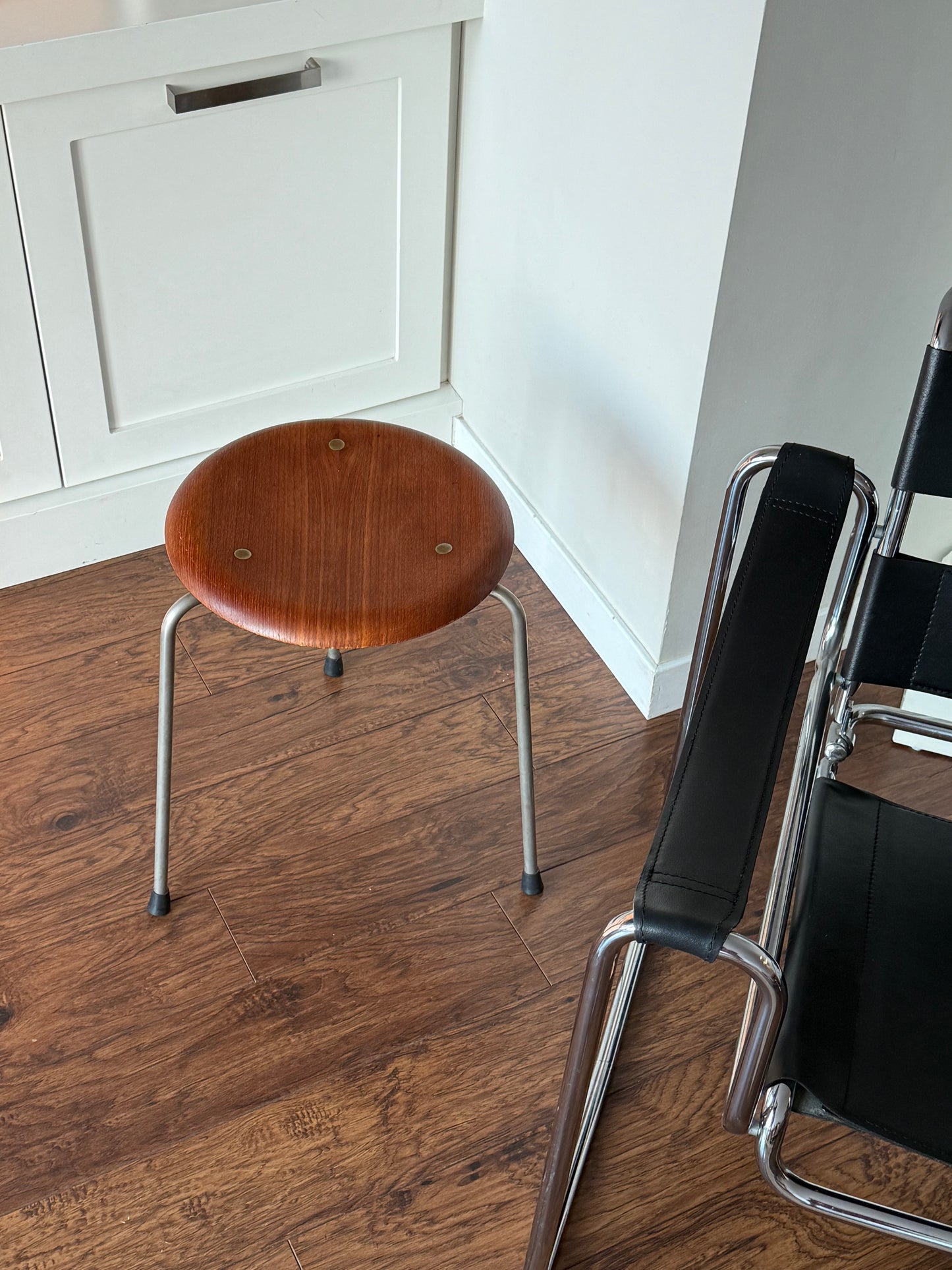 Vintage Arne Jacobsen Dot Stool for Fritz Hansen — Denmark