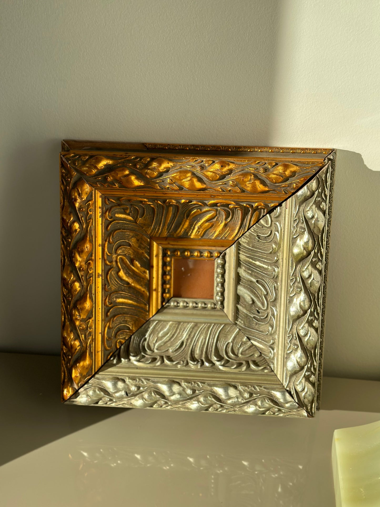 Handmade giltwood picture frame