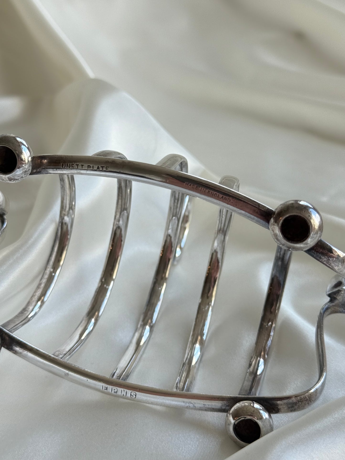 Vintage English Silver Plate Toast Rack