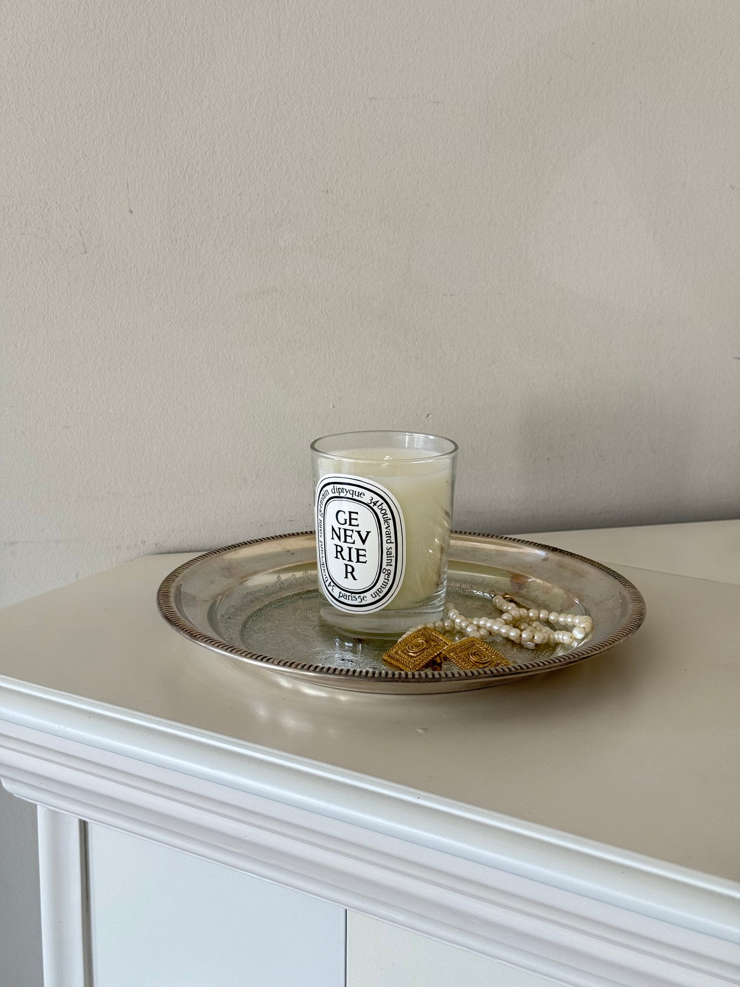 Vintage Primrose Plate Silver Plated Serving Tray