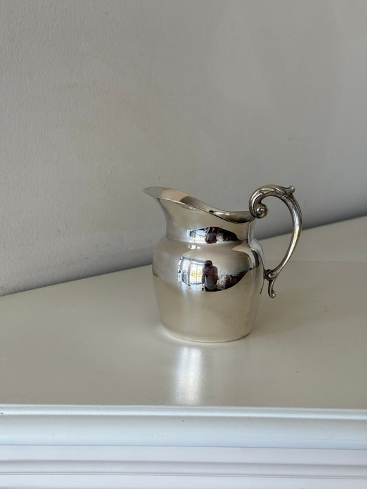 Vintage Silver-Plated Creamer Pitcher
