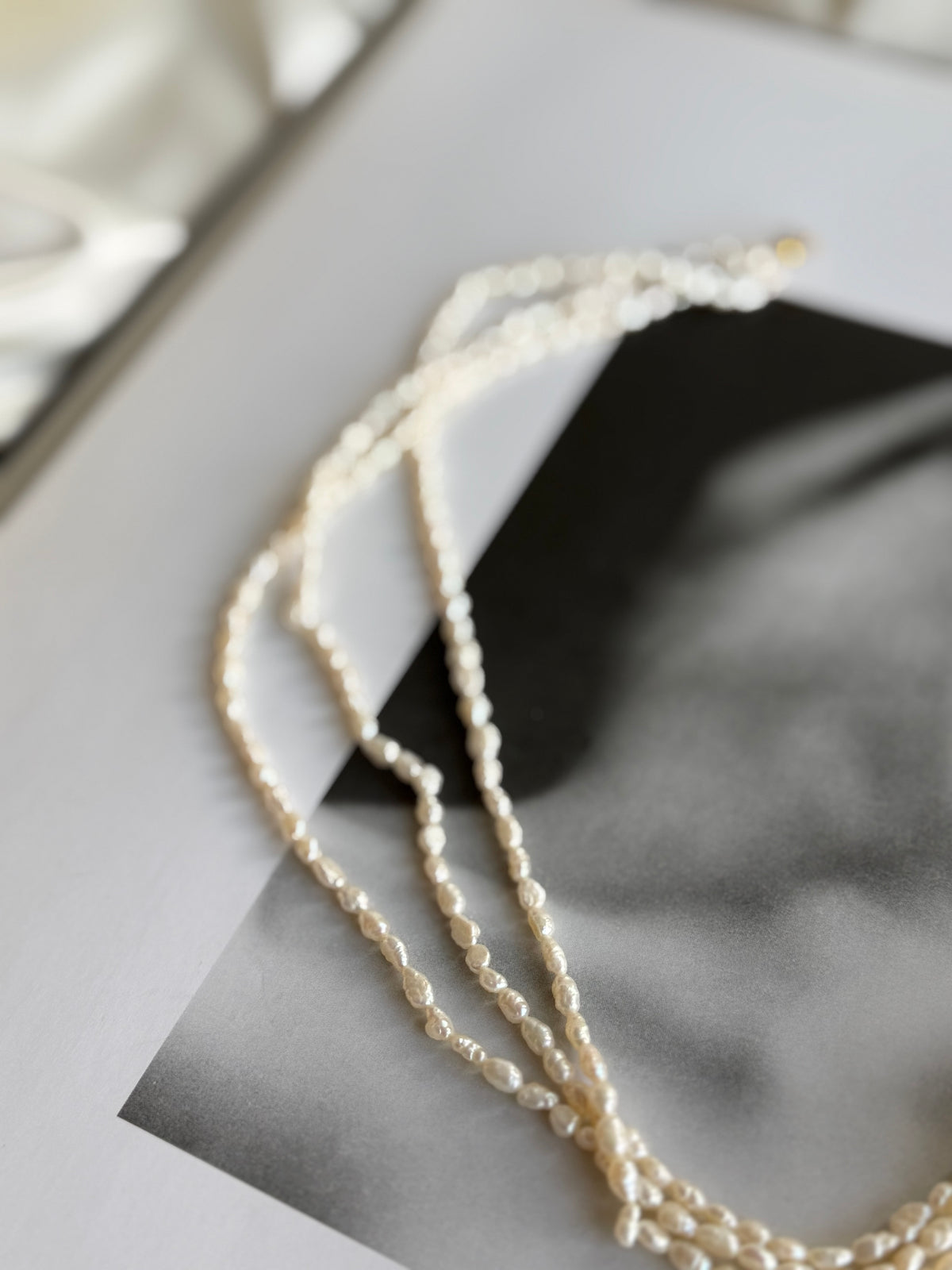 Vintage Triple-Strand Freshwater Pearl Necklace