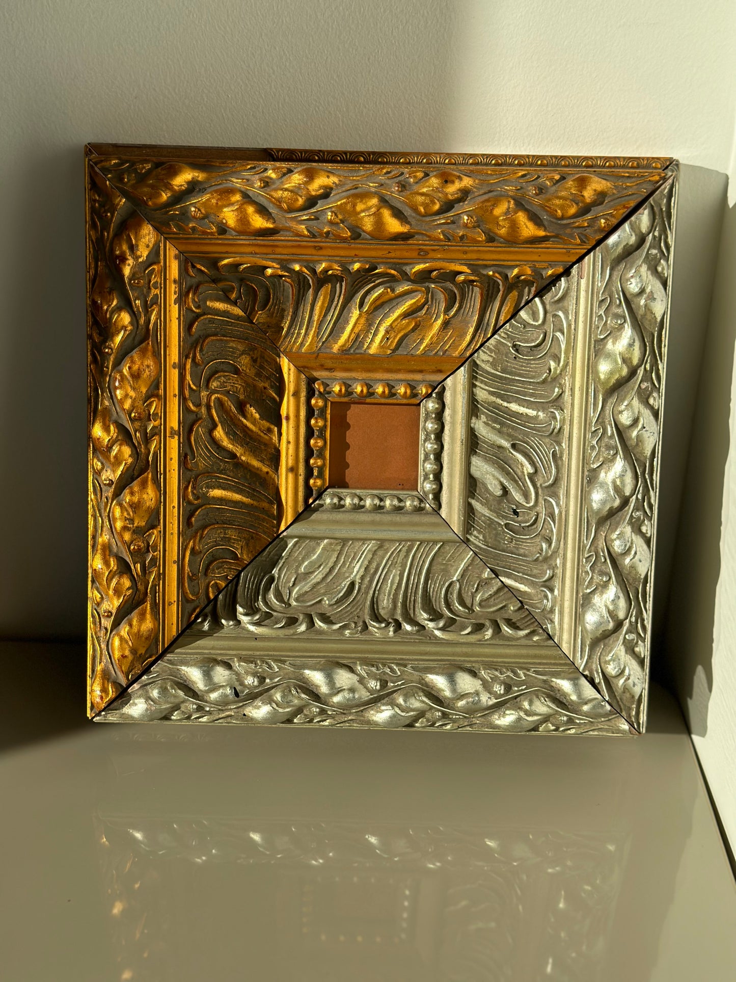 Handmade giltwood picture frame