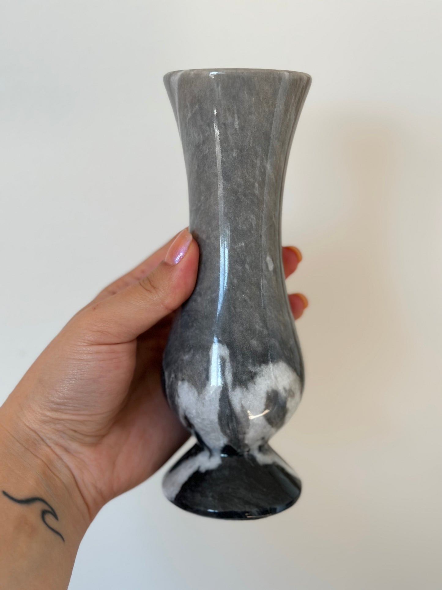 Vintage onyx vase