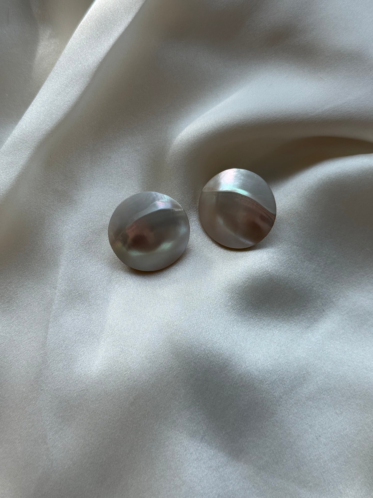 Vintage Round Stud Earrings