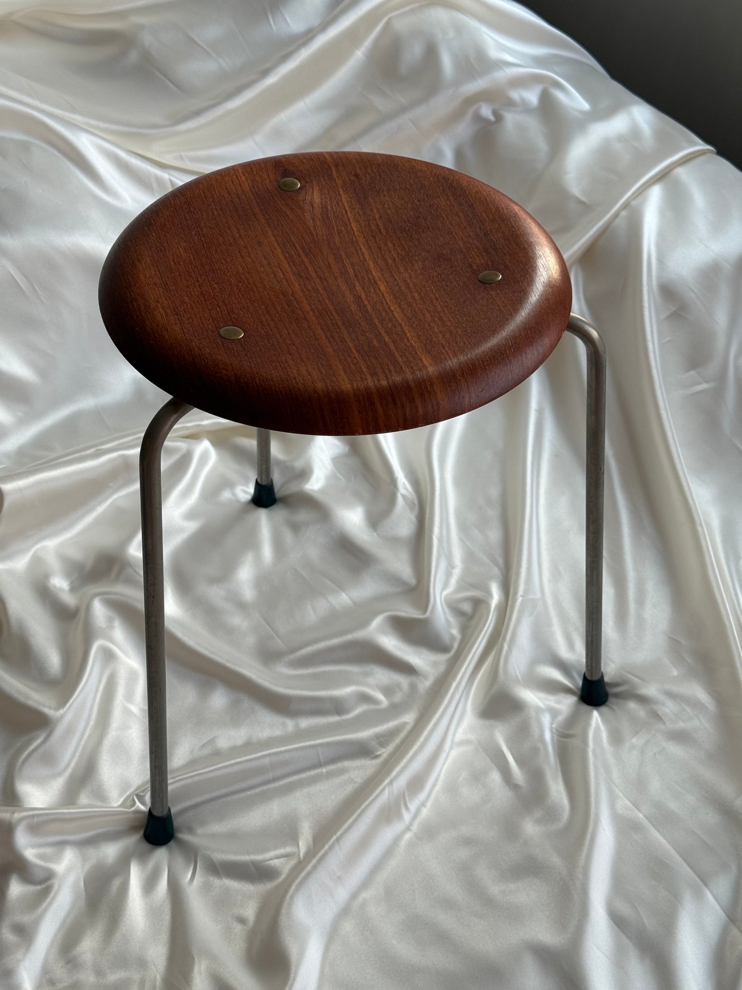 Vintage Arne Jacobsen Dot Stool for Fritz Hansen — Denmark