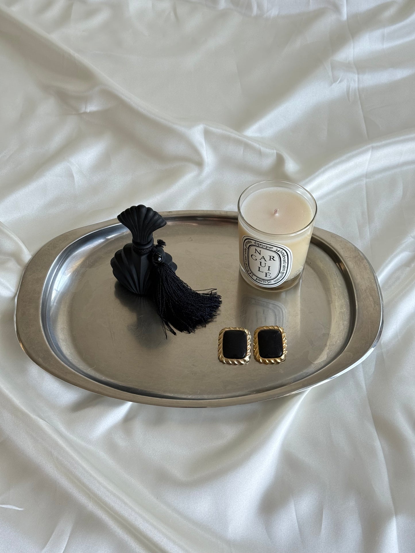 Vintage Alessi Italy Stainless Steel Oval Tray