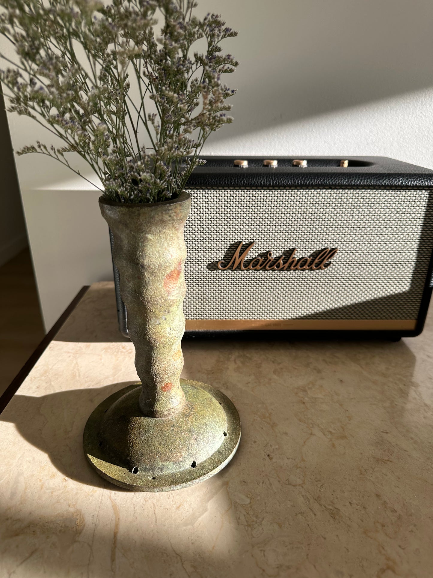 Small metal vase