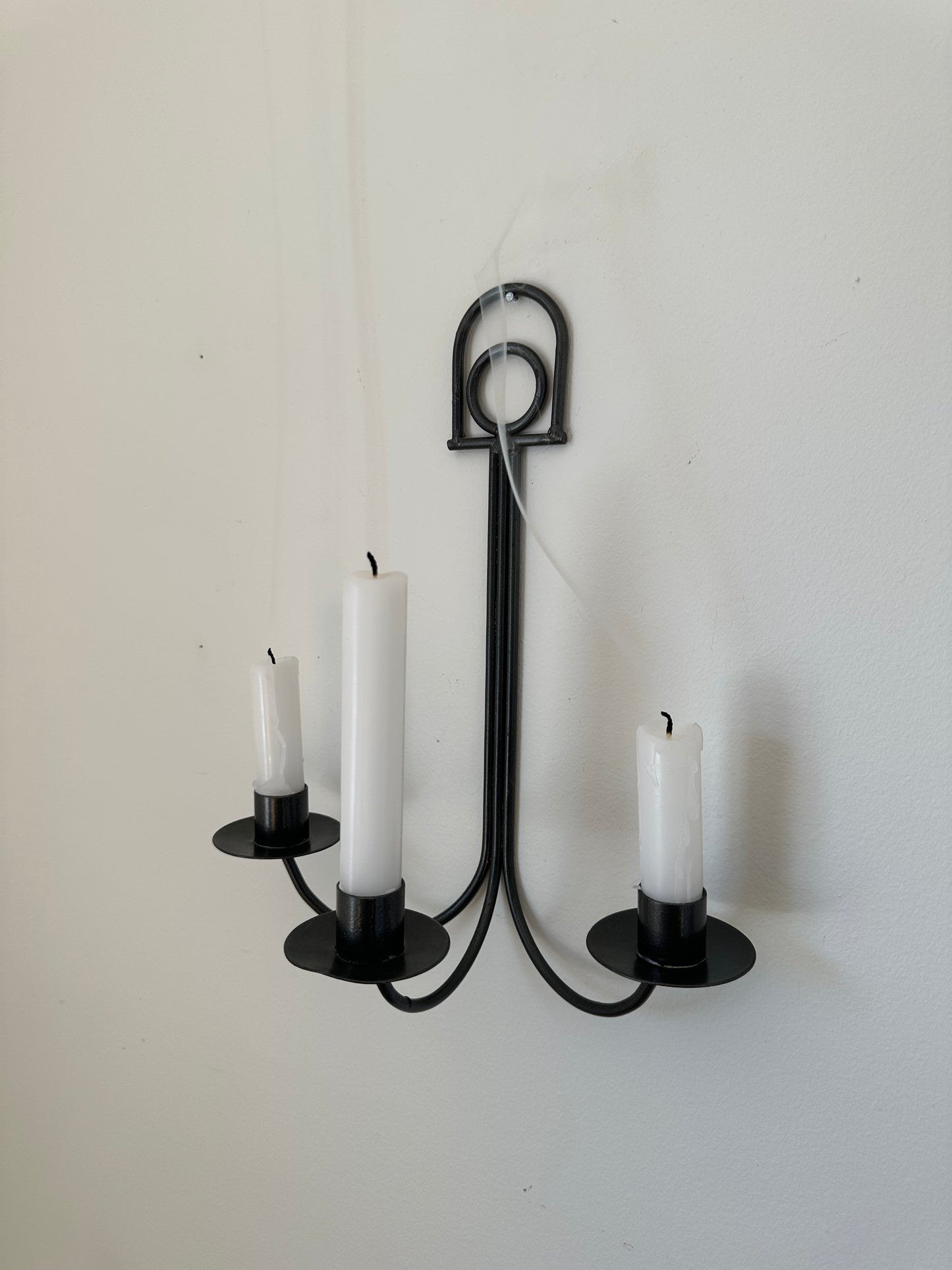 Three arm wall candelabra