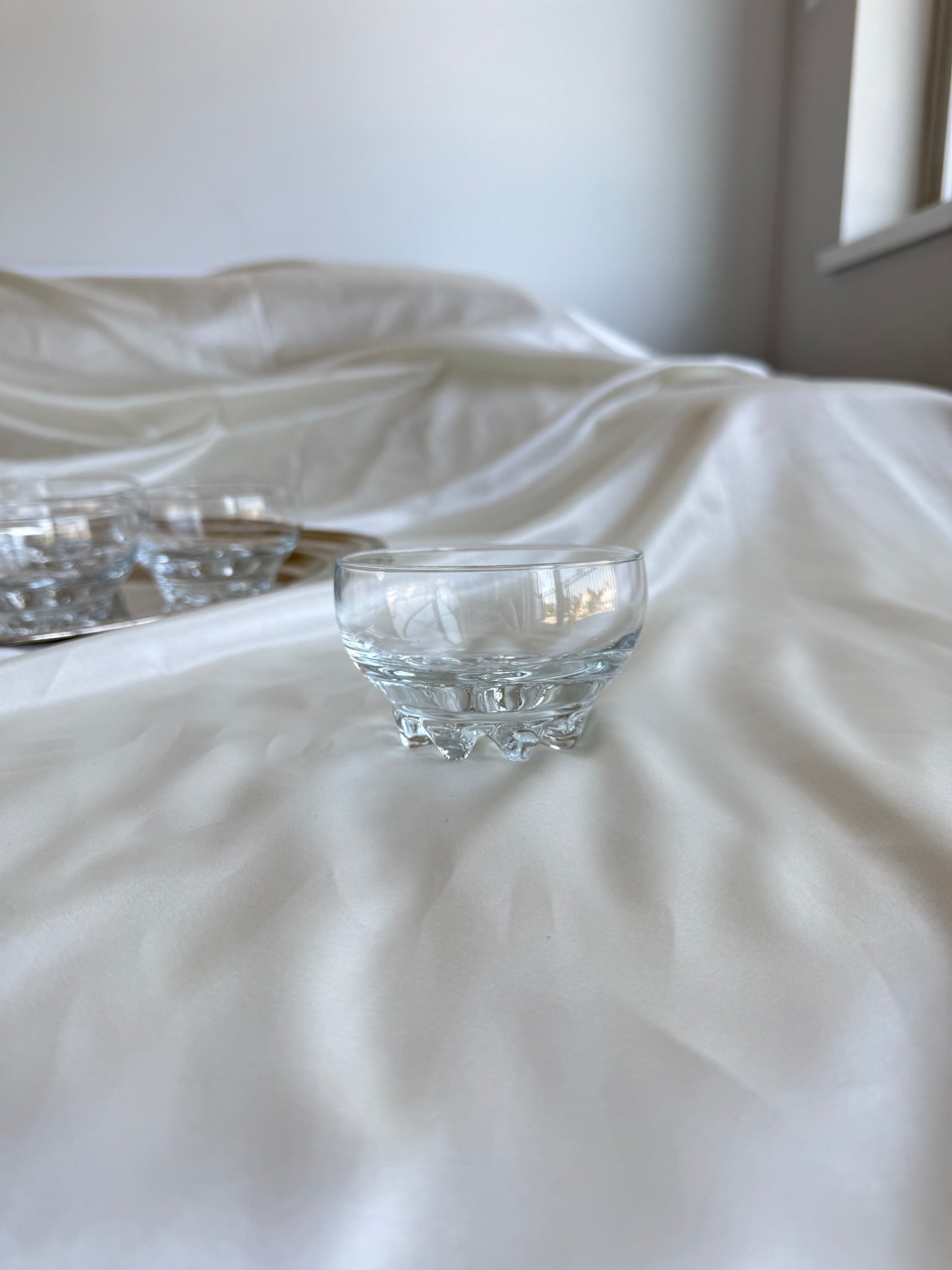 Set of 5 Vintage Italian Glass Dessert Bowls
