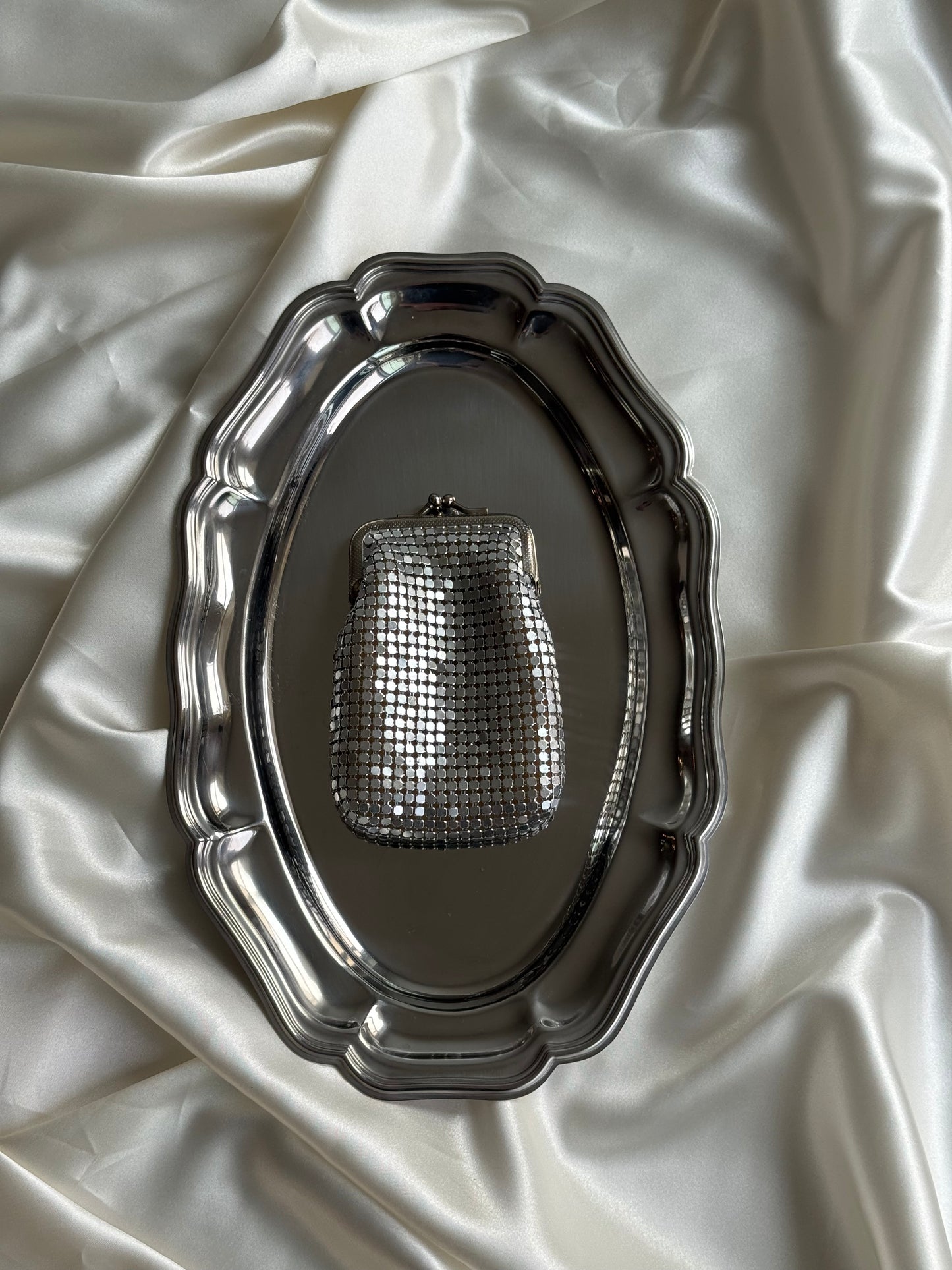 Vintage Mesh Coin/jewelry Purse