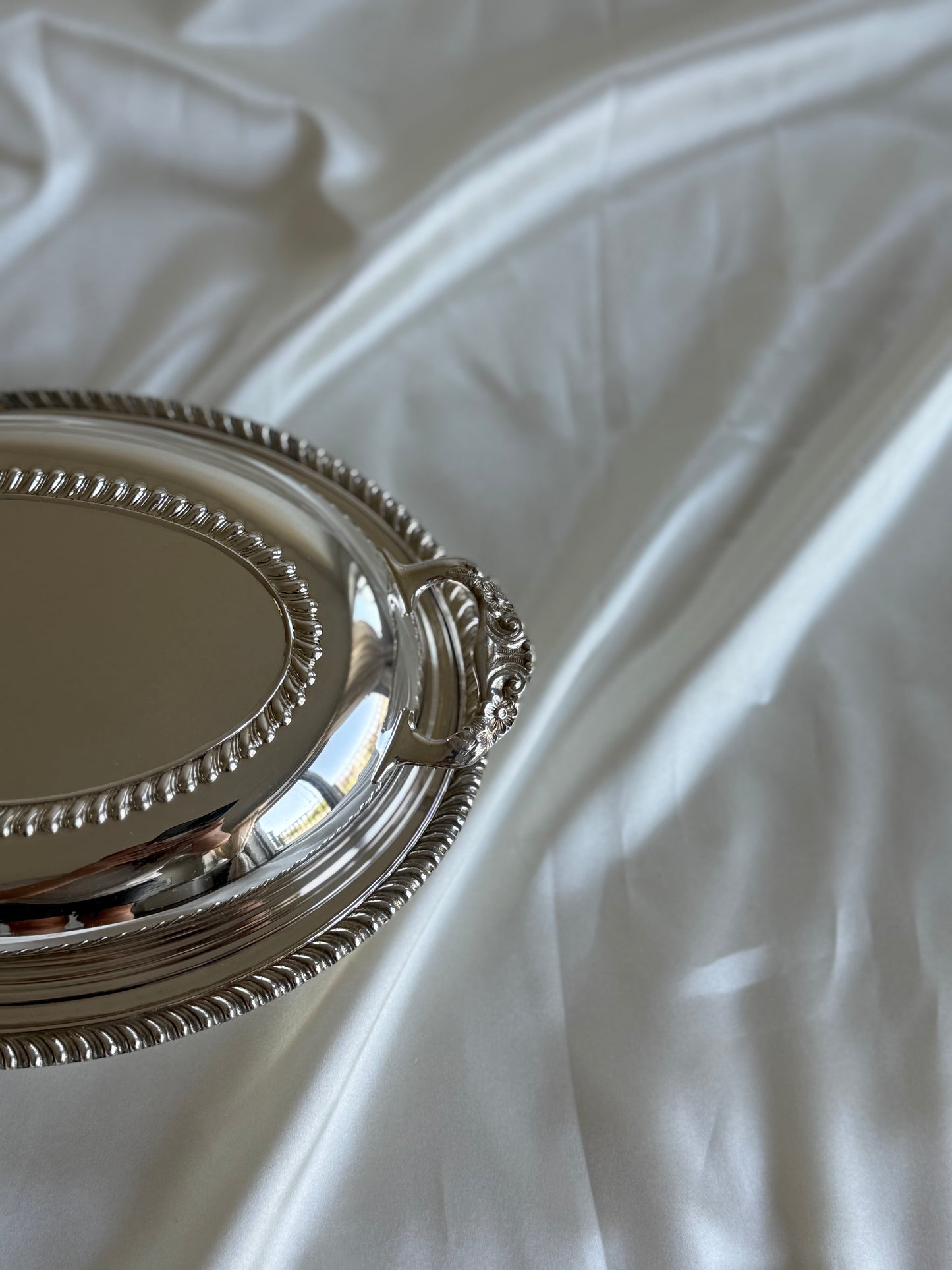 Vintage Silver-Plated Lidded Entrée Dish