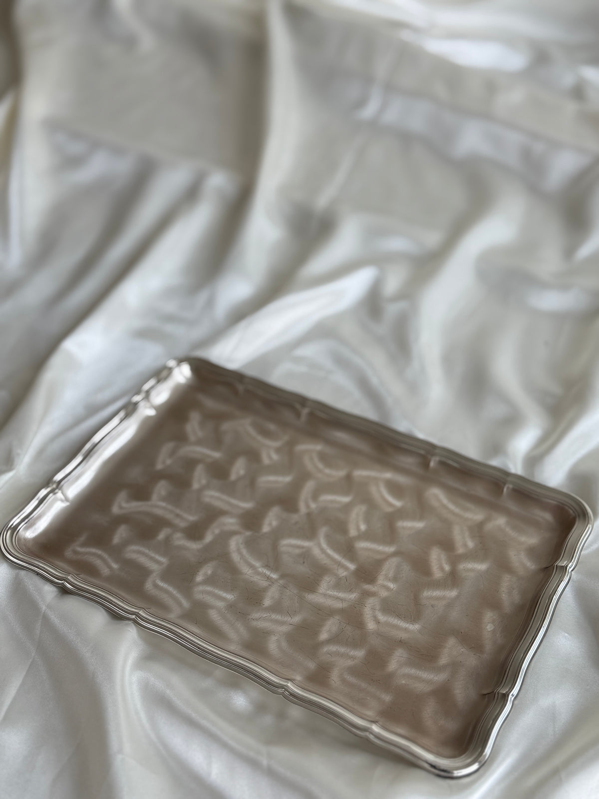 Vintage German WMF Ikora Silver Plated Rectangular Serving Tray