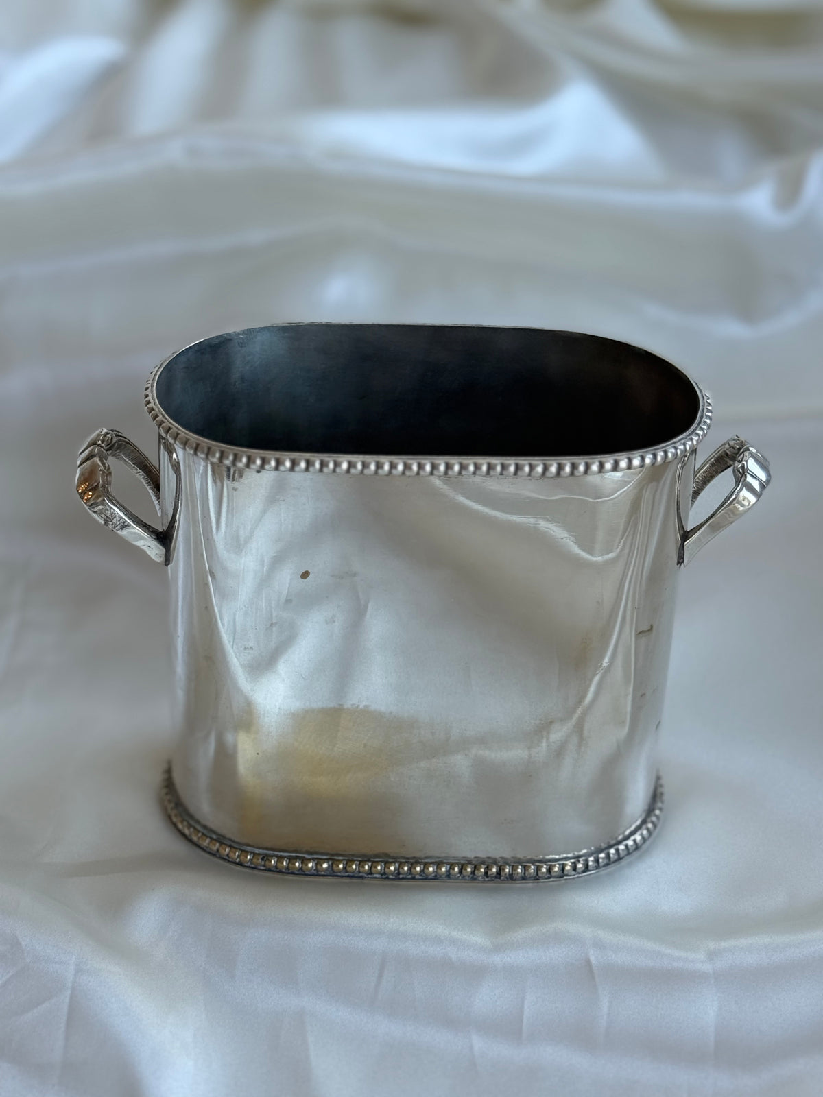 Vintage Silver-Plated Double Wine Cooler