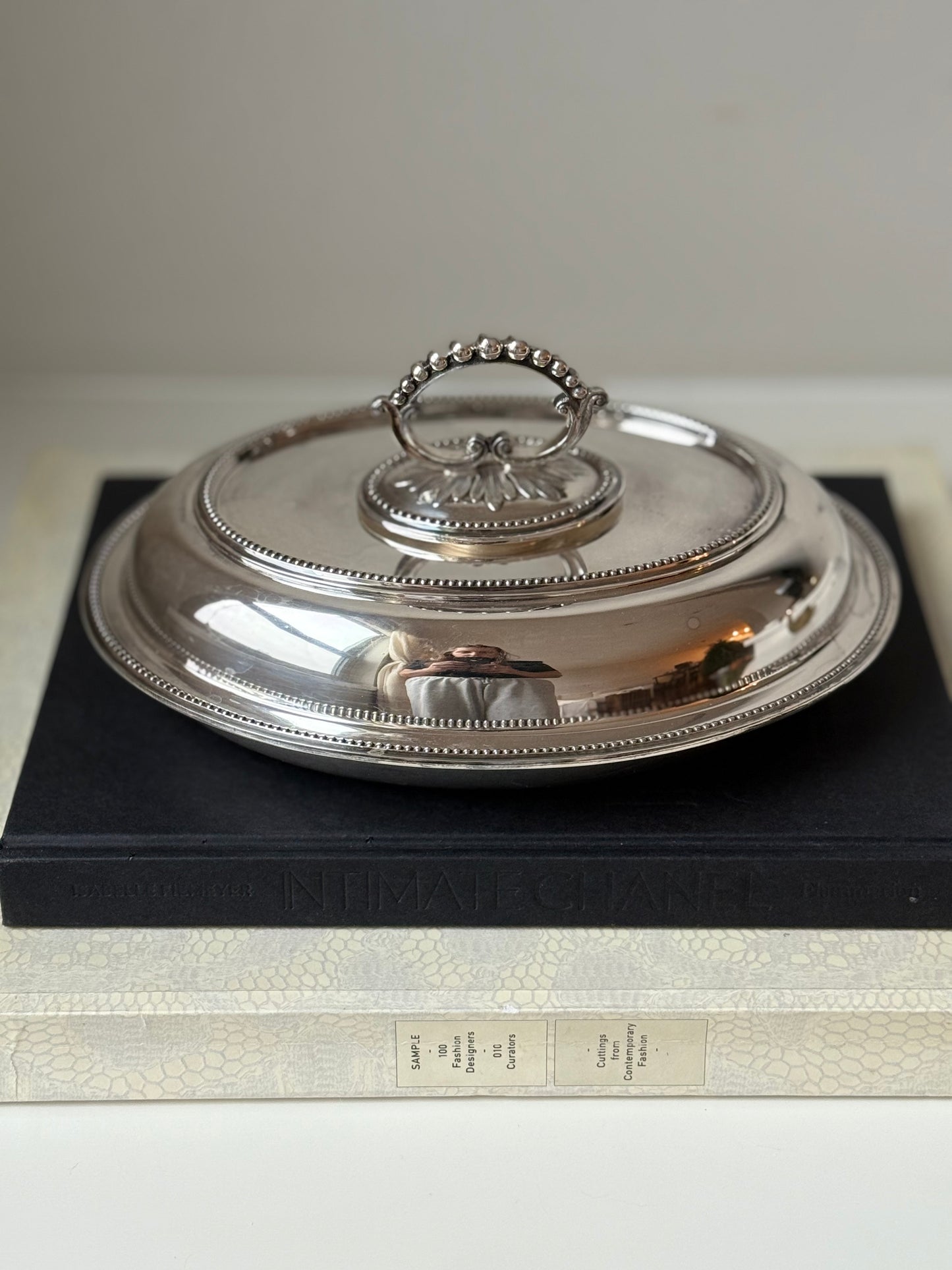 Vintage English Silver-Plated Covered Serving Dish – F. Brooks