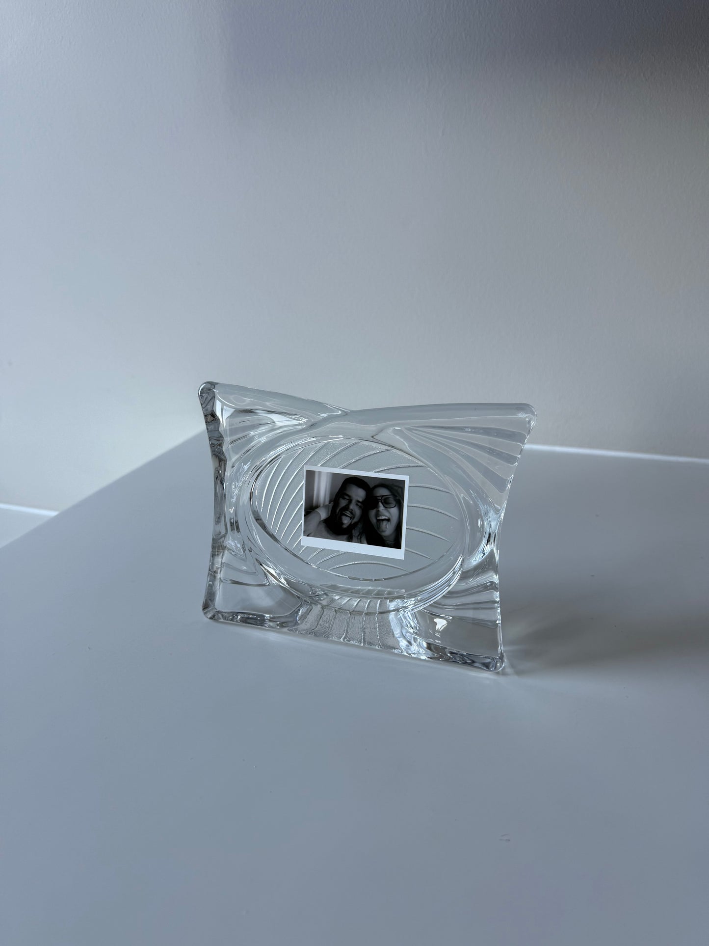 Vintage Mikasa Crystal Photo Frame