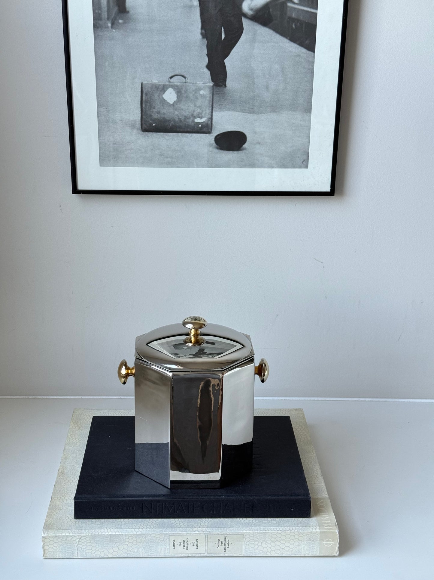 Vintage Silver-Plated Lidded Container / Ice Bucket
