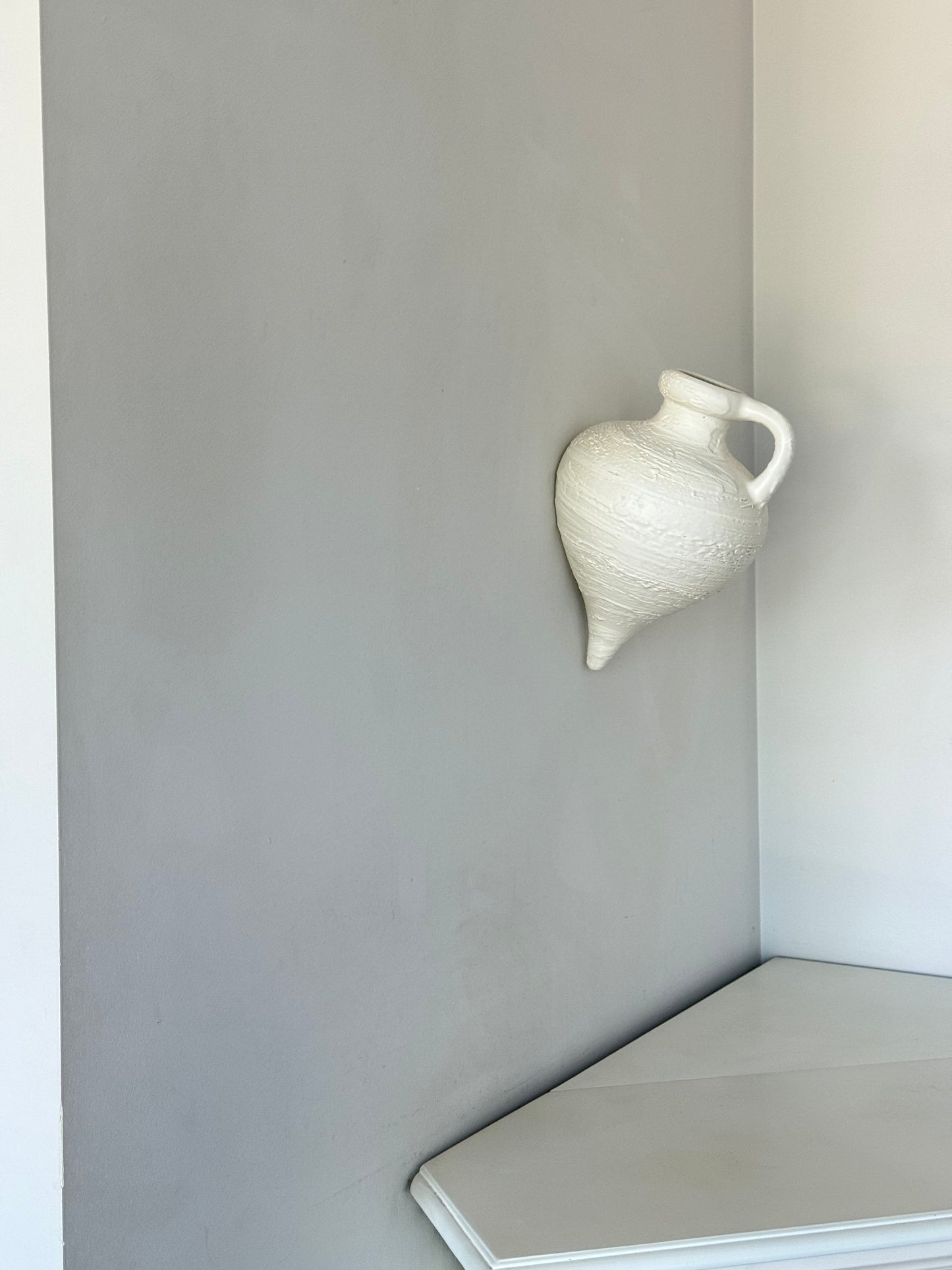 Vintage Textured Wall Pocket Vase
