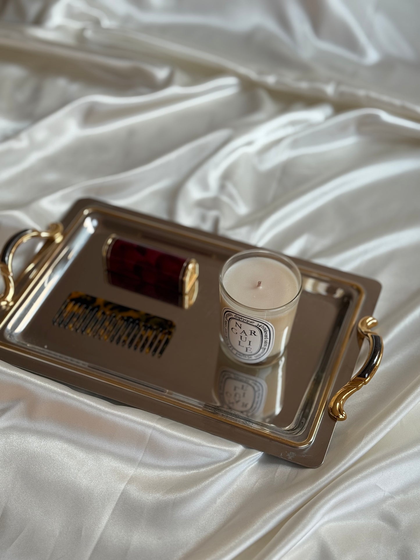 Vintage MGM Italian Stainless Steel Serving Tray