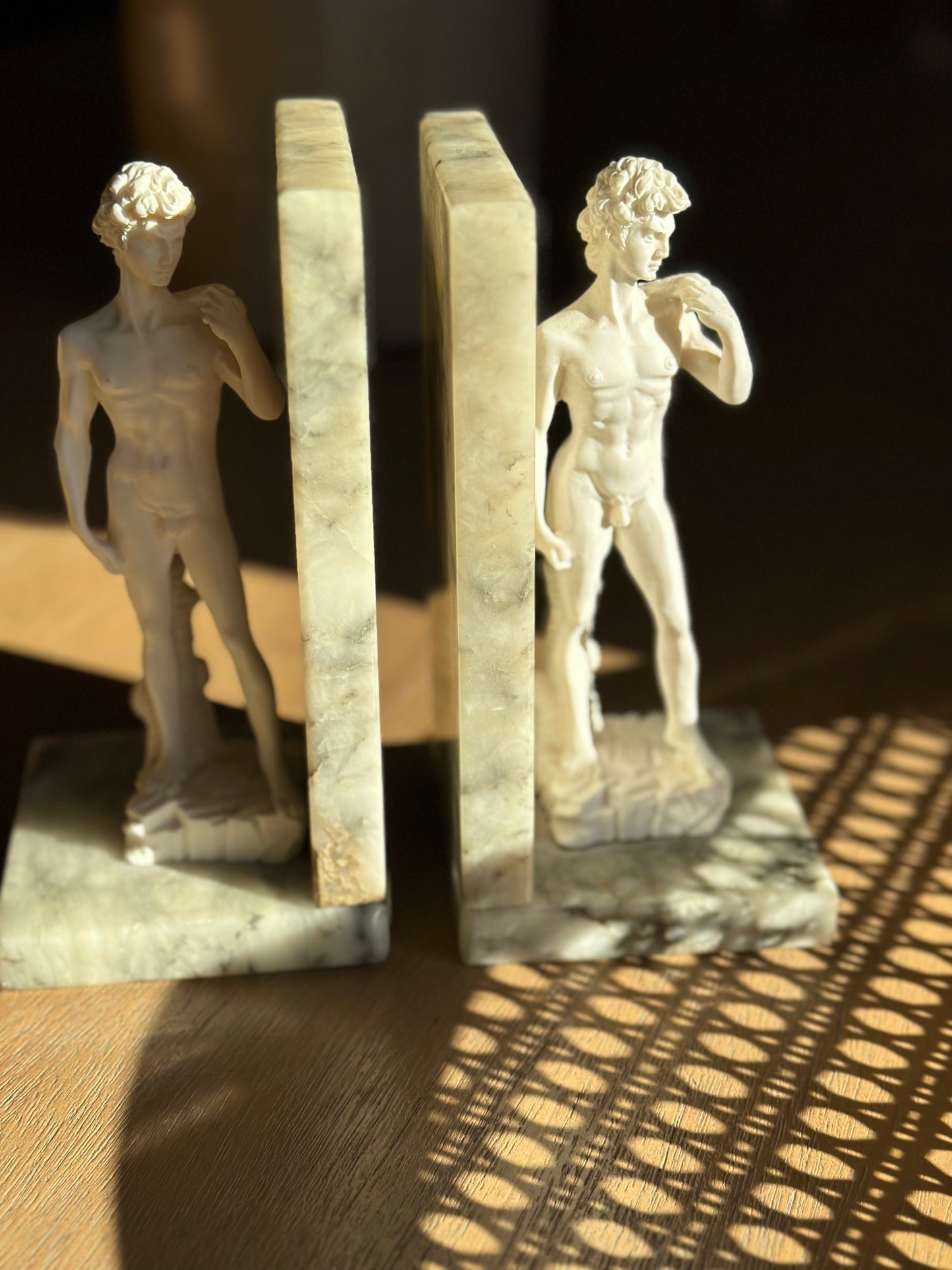 Italian Alabaster bookends