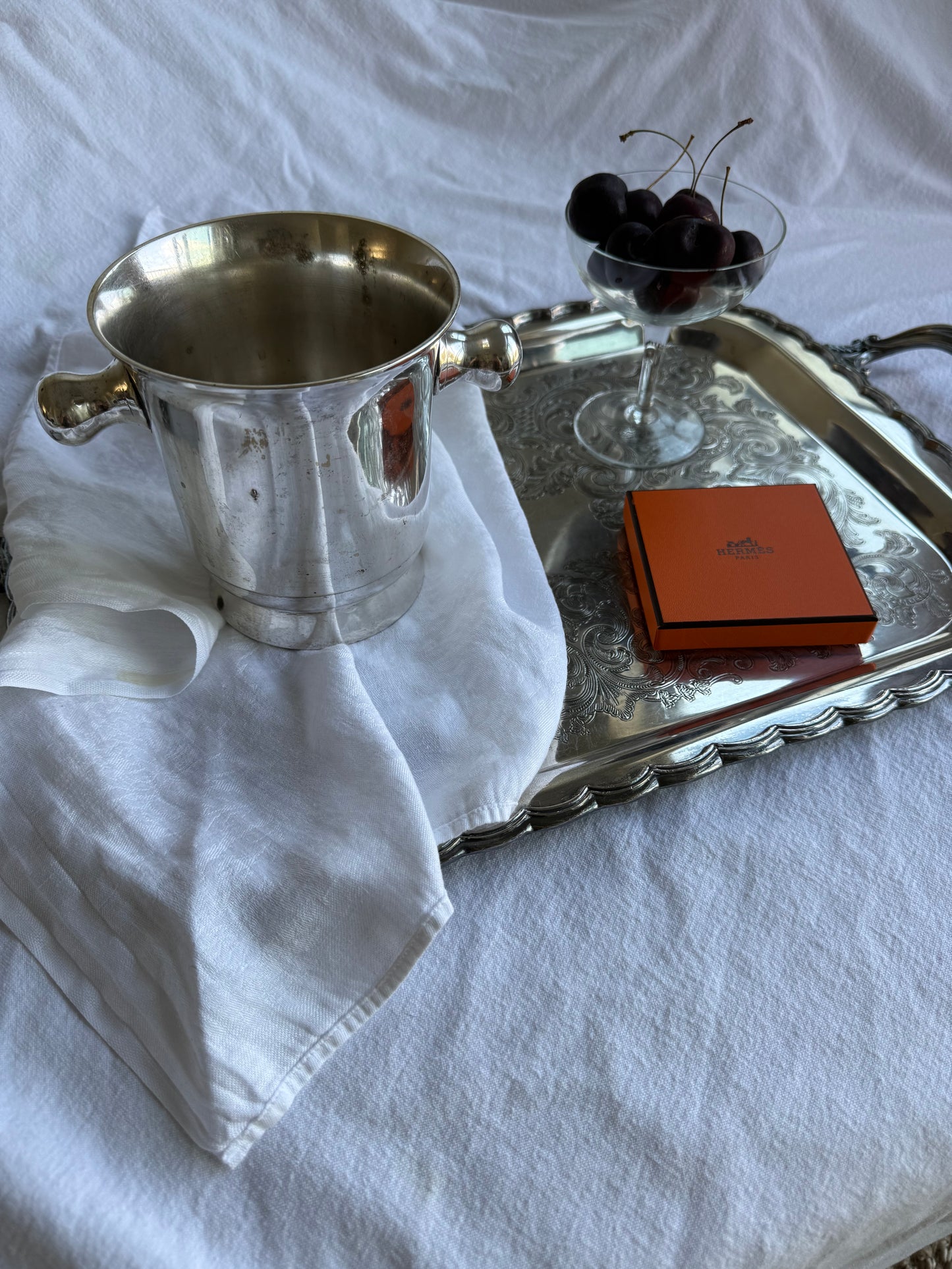 Vintage Silver-Plated Champagne Cooler