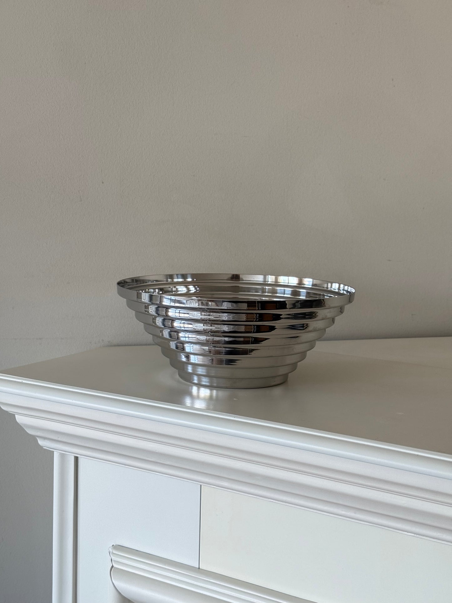 Vintage Alessi Italy Stainless Steel Bowl