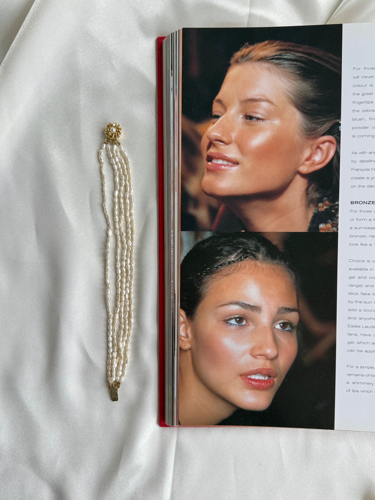 Vintage Multi-Strand Freshwater Pearl Bracelet