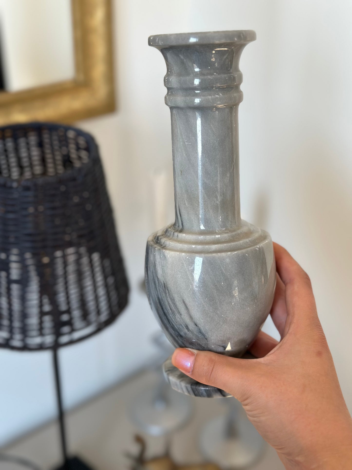 Vintage marble vase