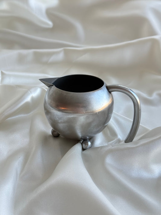 Vintage Modernist Metal Creamer
